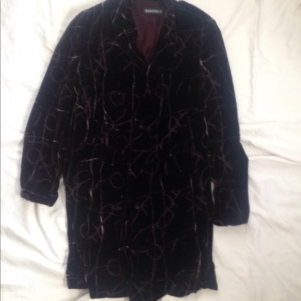 "Purple Rain " 80's throwback Velvet Jacket